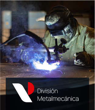 División de metalmecánica en taller industrial.